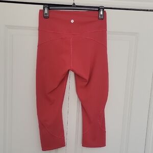 lululemon athletica Kids Red Leggings